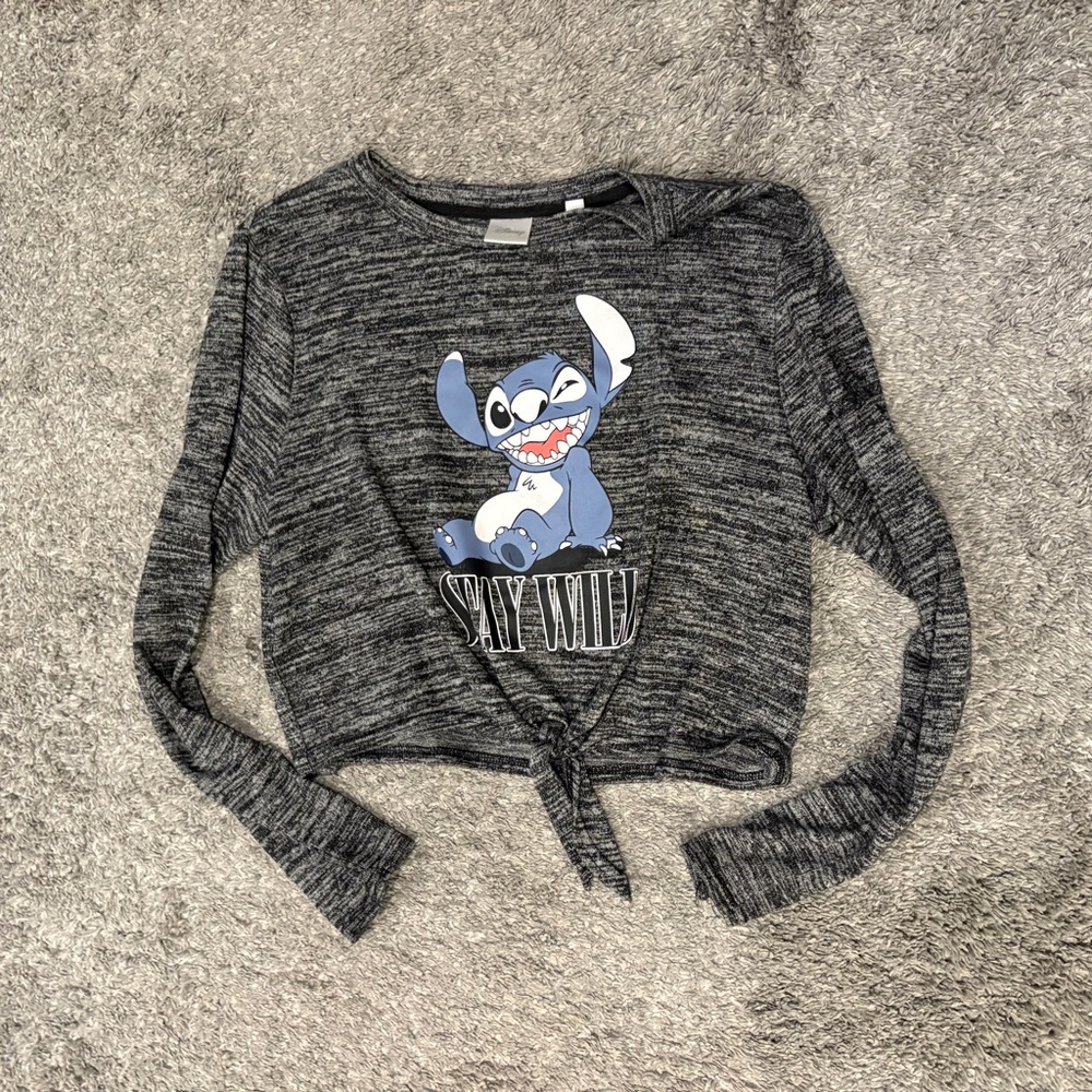 Stay Wild Stitch Cropped Long Sleeve